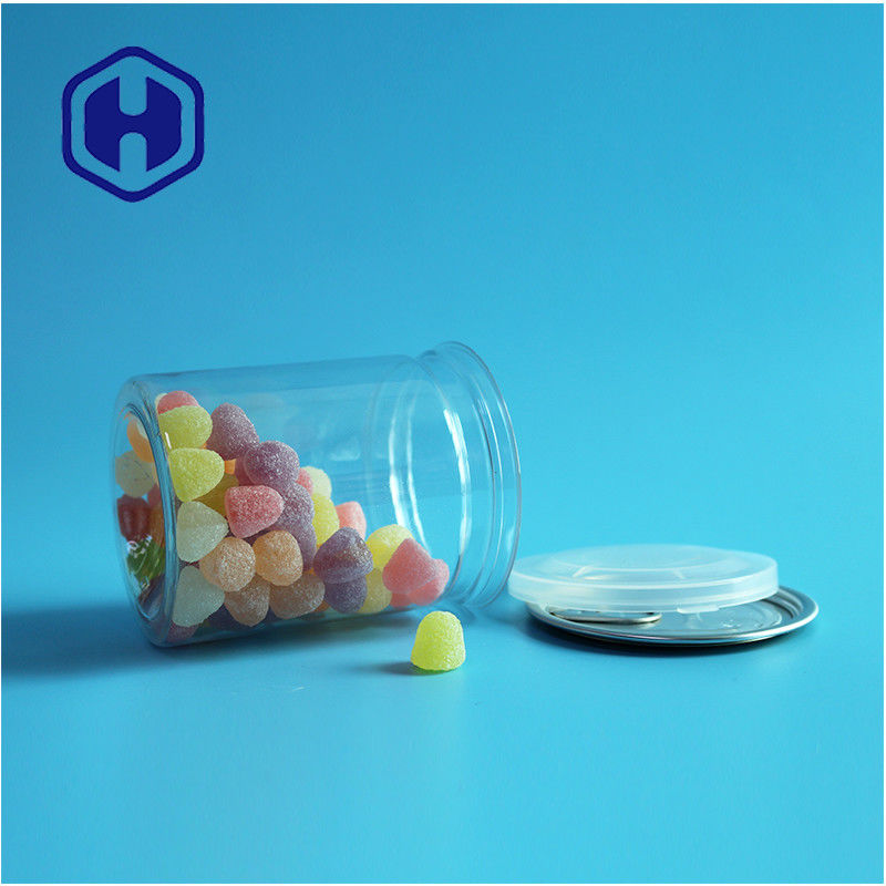 투명성 공기 밀폐 PET 쉽게 열 수 있는 캔 플라스틱 / PET 식품 캔 누출 방지 포장