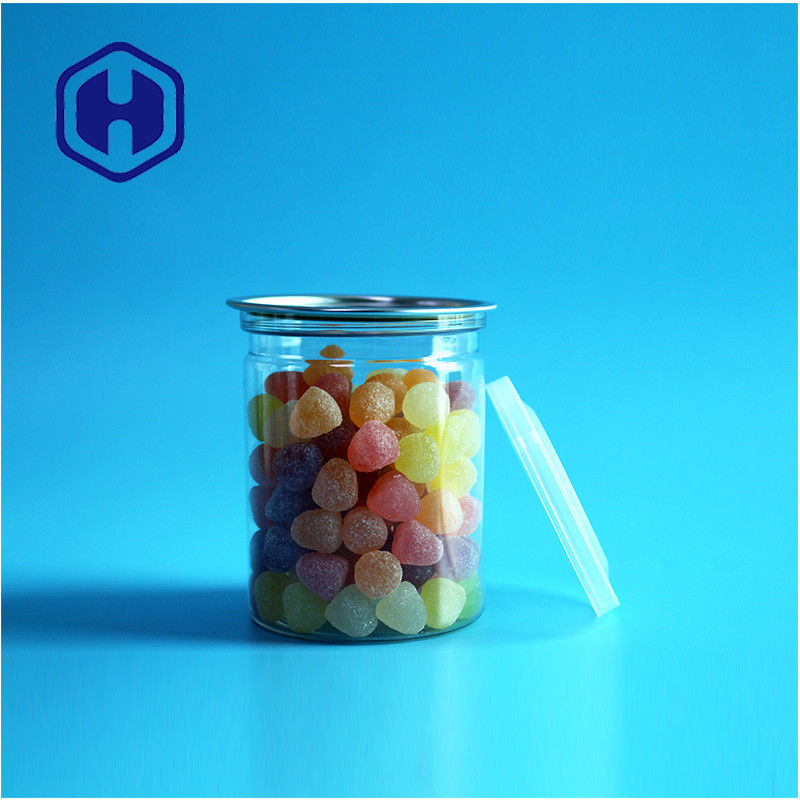 투명성 공기 밀폐 PET 쉽게 열 수 있는 캔 플라스틱 / PET 식품 캔 누출 방지 포장