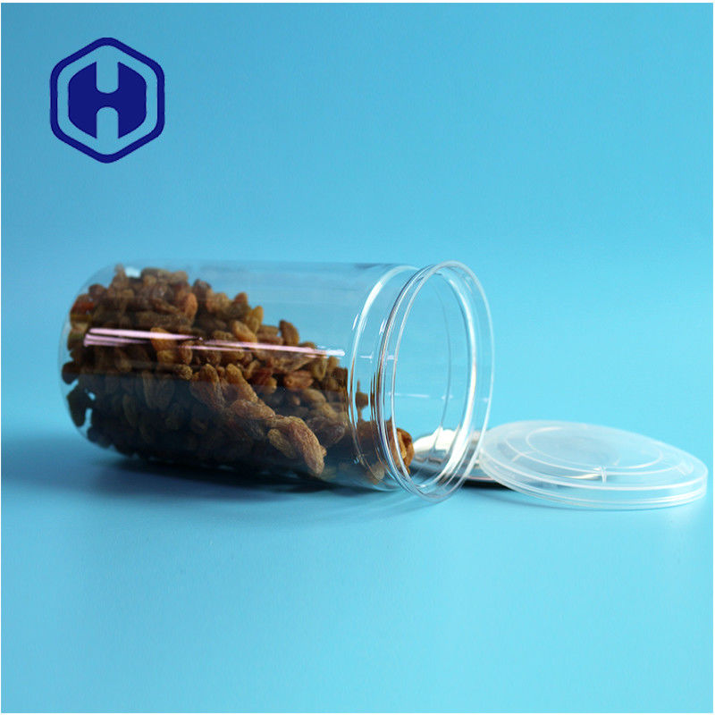 500ml 맞춤형 디자인 간식 식품 제품 재사용 PET 플라스틱 캔 식품 포장용