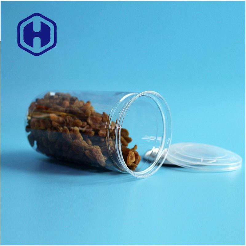 500ml 맞춤형 디자인 간식 식품 제품 재사용 PET 플라스틱 캔 식품 포장용