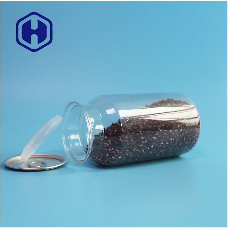 가뭄 음식과 향신료를 위한 투명한 PET 플라스틱 캔