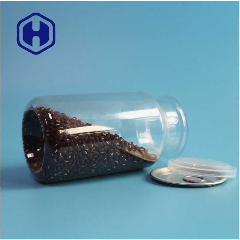 가뭄 음식과 향신료를 위한 투명한 PET 플라스틱 캔