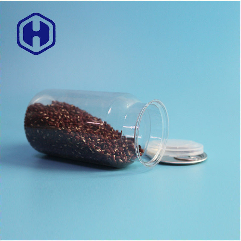 가뭄 음식과 향신료를 위한 투명한 PET 플라스틱 캔