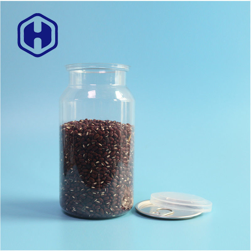 가뭄 음식과 향신료를 위한 투명한 PET 플라스틱 캔