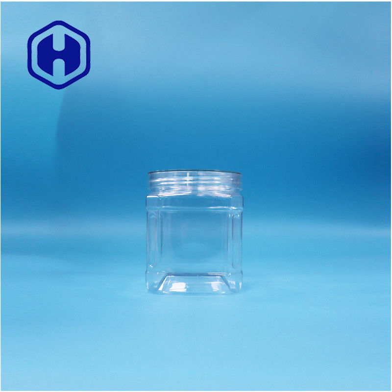 맑은 평면 PET 플라스틱 식품 견과류 설탕 과자 씹는  gomme 쿠키 오트 트위스트 잔