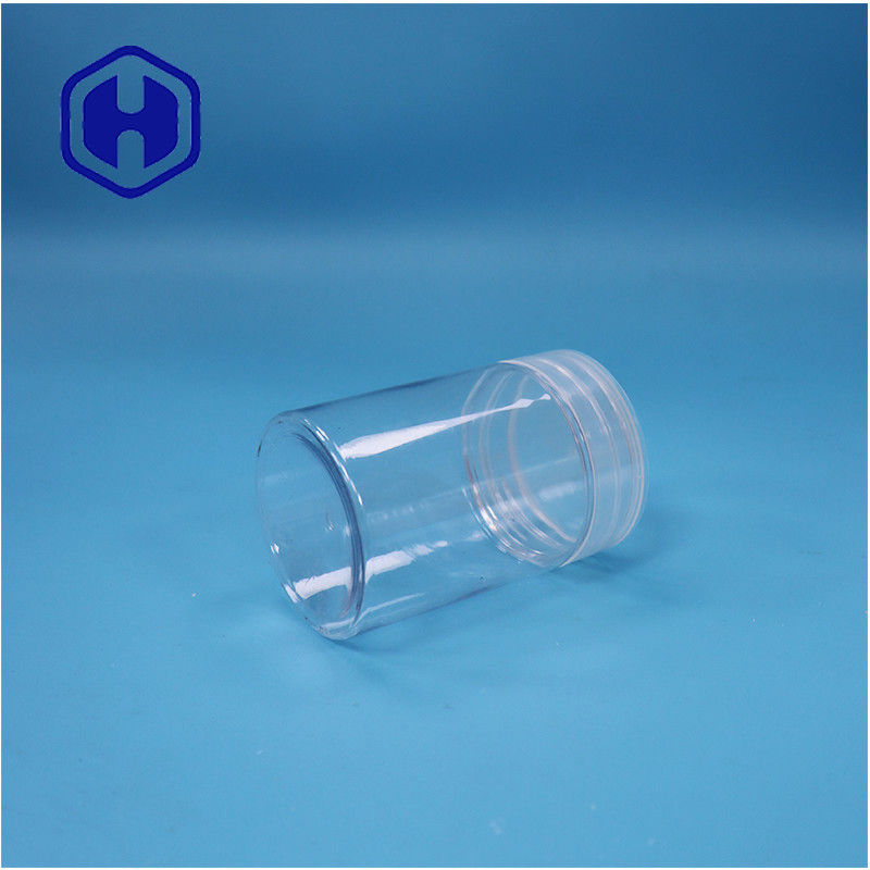 둥근 모양 선명한 플라스틱 PET 달콤한 과자 견과류 고추 잔 평면 나사 상단 뚜??