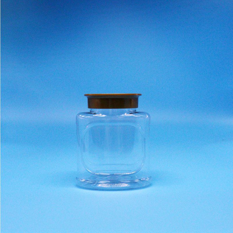 맑은 캔디 쿠키 빈 공기 밀착 견과류 PET 식품 등급 플라스틱 병