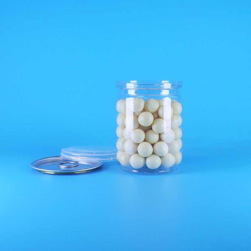 이지 오픈 뚜껑 유기농 야생 정글 견과류 건조 식품 플라스틱 투명 PET 팝콘 통