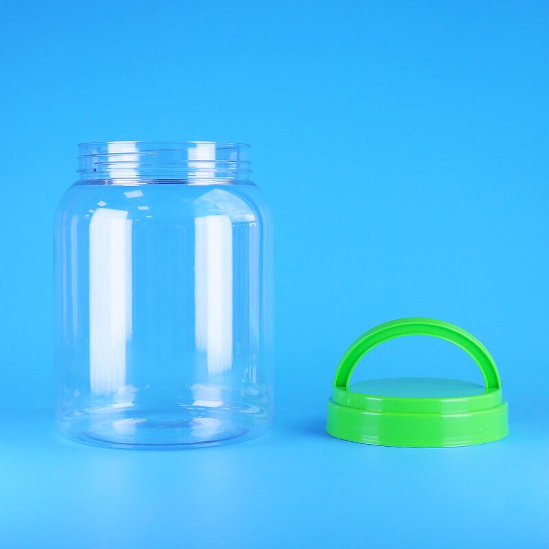 식품 등급 평면 모자 맑은 커피 사탕 복숭아 씨앗 아기 식품 PET 둥근 플라스틱 항아리
