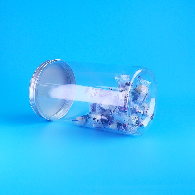 맑은 누출 방지 밀레 크랜베리 쿠키 껍질 멜론 씨앗 둥근 PET 병 나사 모자