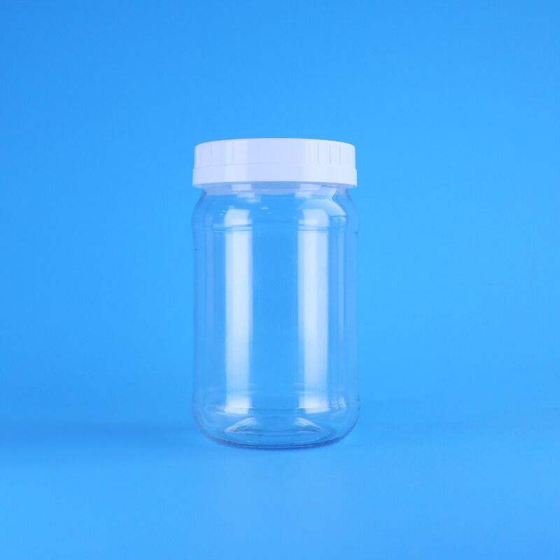 220ml 맑은 식품 등급 플라스틱 항아리 백색 나사리 뚜?? 과 함께 샐러드 및 햄 포장