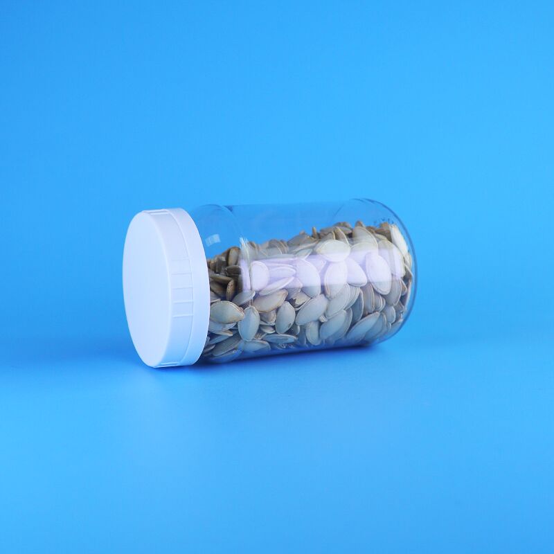 220ml 맑은 PET 플라스틱 잔 샐러드 햄 식품 포장 솔루션을위한 흰색 나사 캡