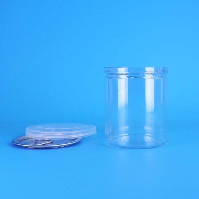 식품 등급 누수 방지 맞춤 디자인 소형 PET 플라스틱 용기 (이지 오픈 뚜껑 포함)