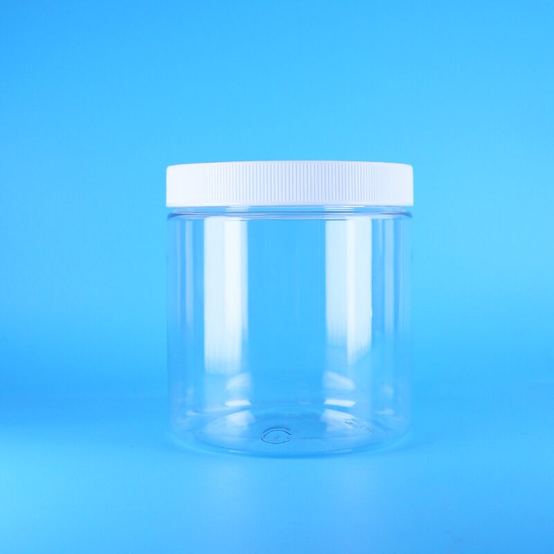 사탕 식품 포장용 프리미엄 투명 PET 플라스틱 병 식품 등급 안전 스타일리시