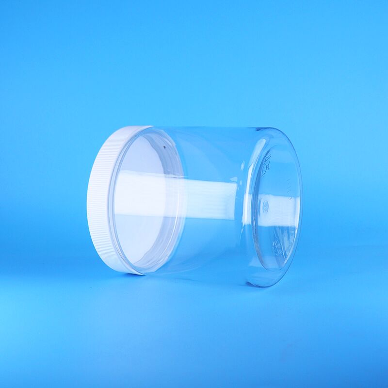 사탕 식품 포장용 프리미엄 투명 PET 플라스틱 병 식품 등급 안전 스타일리시