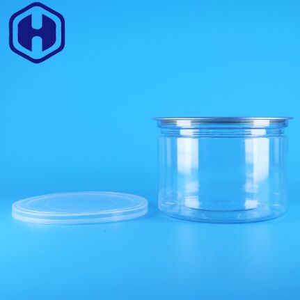 플라스틱 PET 원형 간편 개봉 뚜껑, 식품 사탕 쿠키 스낵 차 틴 포장 캔용