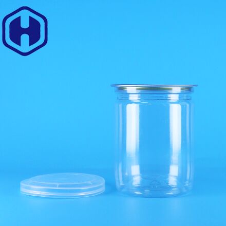 유기농 야생 정글 땅콩 건조식품 쉬운 개방 끝 플라스틱 튜브 맑은 PET 팝콘 캔