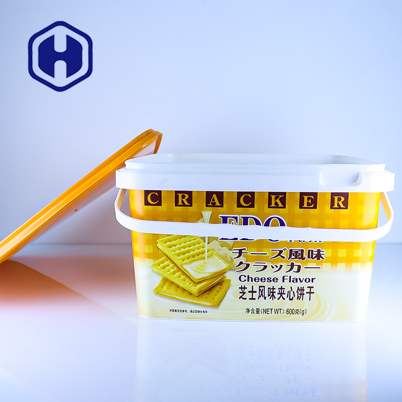 IML 기술 맞춤식 식품 플라스틱 용기 쿠키 캔디 포장품 품질 관리 장점
