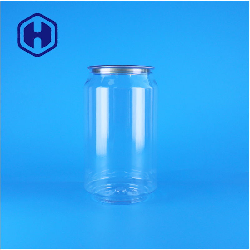 330ml 간편한 개방 뚜?? PET 플라스틱 캔 - 베이킹 및 간식용 식품용 포장 용기