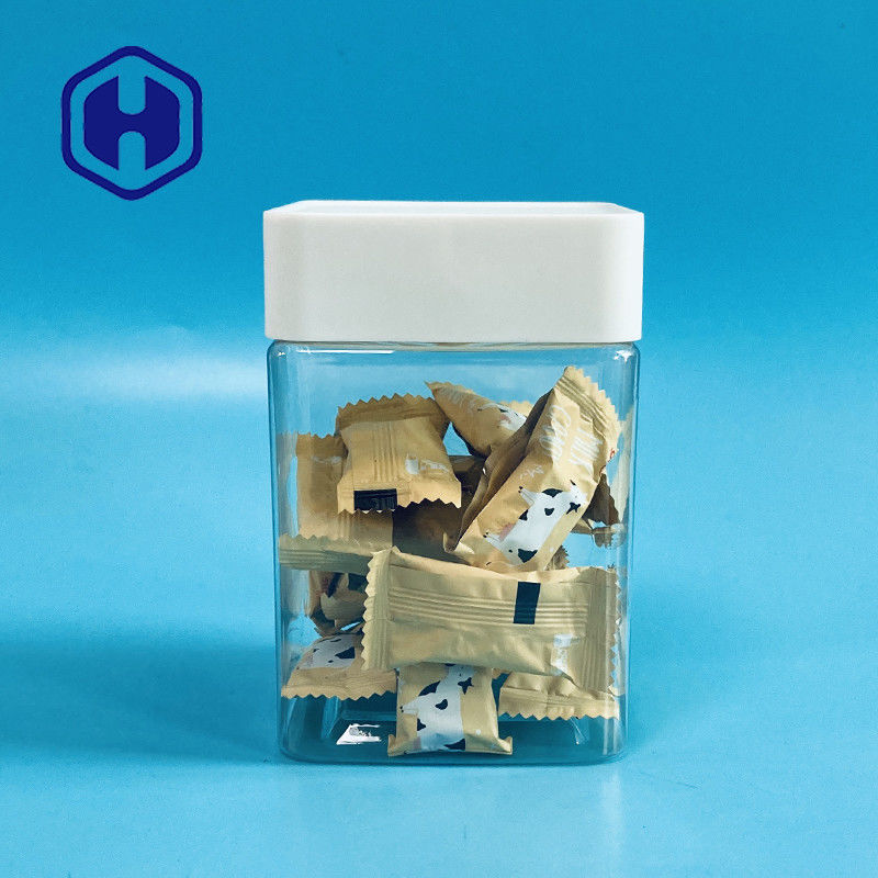 날짜 마시멜로 씨 호두 말린 야채 과일을 위한 명확한 플라스틱 애완 동물 과자 단지