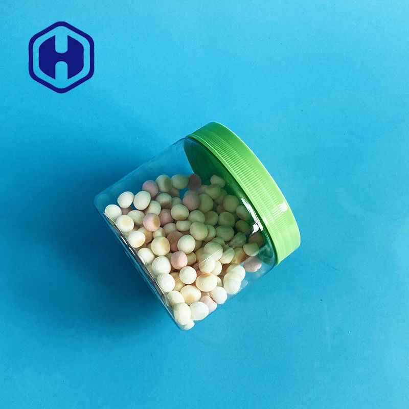 과자 과자를 위한 애완 동물 넓은 입 누출 증거 플라스틱 단지 450ml 15oz에 나사