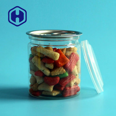 공기 밀폐 투명한 PET 쉽게 개방 캔 쉽게 개방 끝과 플라스틱