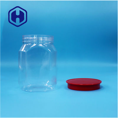 투명한 헥사곤 독특한 모양 플라스틱 쿠키 고추 과자 아기 음식 병