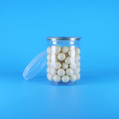 이지 오픈 뚜껑 유기농 야생 정글 견과류 건조 식품 플라스틱 투명 PET 팝콘 통