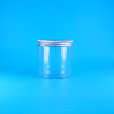 실린더 간편한 개방 뚜?? 음식 커피 과자 쿠키 로즈 차 플라스틱 선명한 PET 잔