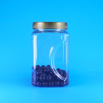 PET 투명한 갈색 뚜?? 식품용 플라스틱 롤리팝 바닷나무 건조 된 잭프루트 잔