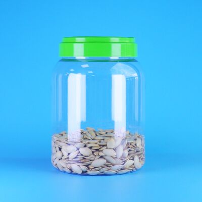 식품 등급 평면 모자 맑은 커피 사탕 복숭아 씨앗 아기 식품 PET 둥근 플라스틱 항아리