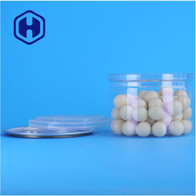 Custom Clear Plastic PET Can Supplier For Chocolate Gummies Mint Candy Confectionery
